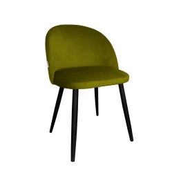 Krzesło Colin tkanina Welur noga metalowa