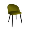 Krzesło Colin tkanina Welur noga metalowa