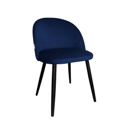 Krzesło Colin tkanina Welur noga metalowa