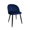 Krzesło Colin tkanina Welur noga metalowa
