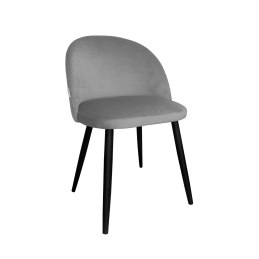 Krzesło Colin tkanina Welur noga metalowa