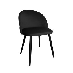 Krzesło Colin tkanina Welur noga metalowa