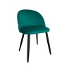Krzesło Colin tkanina Welur noga metalowa