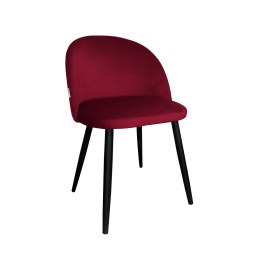 Krzesło Colin tkanina Welur noga metalowa