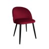 Krzesło Colin tkanina Welur noga metalowa