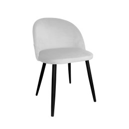 Krzesło Colin tkanina Welur noga metalowa