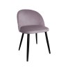 Krzesło Colin tkanina Welur noga metalowa