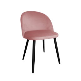 Krzesło Colin tkanina Welur noga metalowa