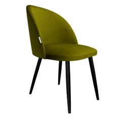 Krzesło Colin tkanina Welur noga metalowa