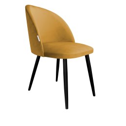 Krzesło Colin tkanina Welur noga metalowa