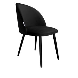 Krzesło Colin tkanina Welur noga metalowa