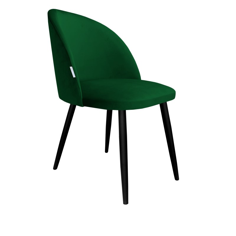 Krzesło Colin tkanina Welur noga metalowa