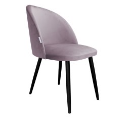 Krzesło Colin tkanina Welur noga metalowa