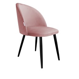 Krzesło Colin tkanina Welur noga metalowa