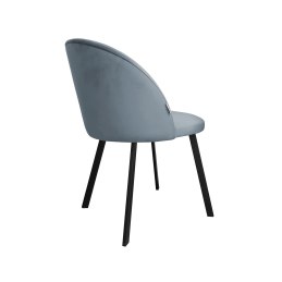 Krzesło Colin tkanina Welur noga metalowa