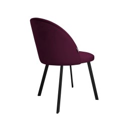 Krzesło Colin tkanina Welur noga metalowa