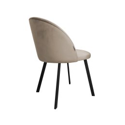 Krzesło Colin tkanina Welur noga metalowa