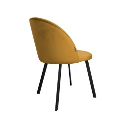 Krzesło Colin tkanina Welur noga metalowa