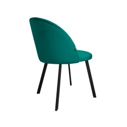 Krzesło Colin tkanina Welur noga metalowa