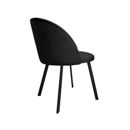 Krzesło Colin tkanina Welur noga metalowa