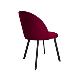 Krzesło Colin tkanina Welur noga metalowa