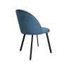 Krzesło Colin tkanina Welur noga metalowa