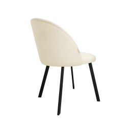 Krzesło Colin tkanina Welur noga metalowa