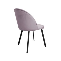 Krzesło Colin tkanina Welur noga metalowa