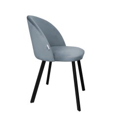 Krzesło Colin tkanina Welur noga metalowa