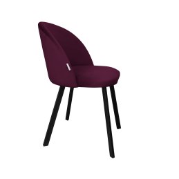 Krzesło Colin tkanina Welur noga metalowa