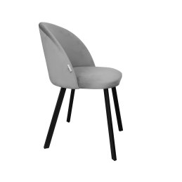 Krzesło Colin tkanina Welur noga metalowa