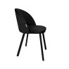 Krzesło Colin tkanina Welur noga metalowa