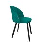 Krzesło Colin tkanina Welur noga metalowa