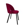 Krzesło Colin tkanina Welur noga metalowa