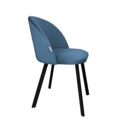 Krzesło Colin tkanina Welur noga metalowa