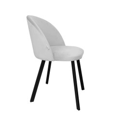 Krzesło Colin tkanina Welur noga metalowa