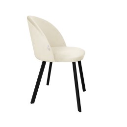 Krzesło Colin tkanina Welur noga metalowa