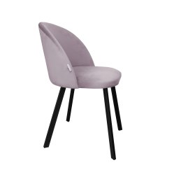 Krzesło Colin tkanina Welur noga metalowa