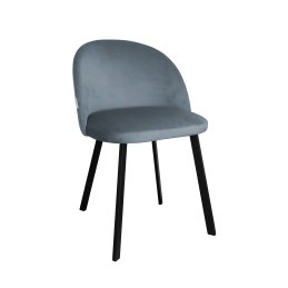 Krzesło Colin tkanina Welur noga metalowa