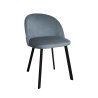 Krzesło Colin tkanina Welur noga metalowa