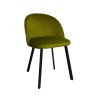 Krzesło Colin tkanina Welur noga metalowa
