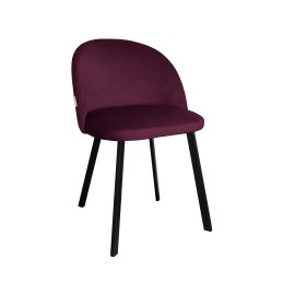 Krzesło Colin tkanina Welur noga metalowa