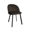 Krzesło Colin tkanina Welur noga metalowa