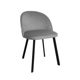 Krzesło Colin tkanina Welur noga metalowa