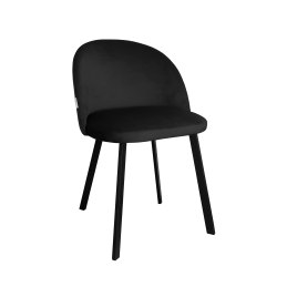 Krzesło Colin tkanina Welur noga metalowa