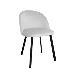 Krzesło Colin tkanina Welur noga metalowa