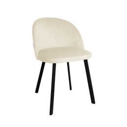 Krzesło Colin tkanina Welur noga metalowa