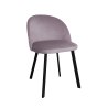 Krzesło Colin tkanina Welur noga metalowa