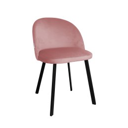 Krzesło Colin tkanina Welur noga metalowa
