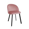 Krzesło Colin tkanina Welur noga metalowa